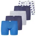Schiesser Retro Boxer 5er Pack Kids Boys 95/5 Organic Cotton (Spar-Set, 5-St) Retro Short / Pant - Baumwolle - ohne Eingriff blau 116