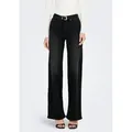 ONLY Weite Jeans ONLMADISON BLUSH HW WIDE DNM CRO099 NOOS schwarz XS (34)