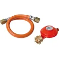 ROTHENBERGER Industrial Set 40 cm Gasschlauch & Druckregler Propan 50 mbar 2X G