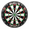 BULLS Bristle Steel Dart Board Dartboard Bristleboard Dartscheibe Focus II 2 NEU