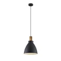 Lindby Pendelleuchte Trebale (Skandinavisch) in Schwarz aus Metall (1 flammig, E27) - Deckenlampe Esstischlampe Hängelampe Hängeleuchte Wohnzimmerleuchte