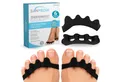 Sanmedix Zehenspreizer für alle Zehen - Zehentrenner aus Silikon für Damen & Herren, 3 Paar / 6 Stück, Zehenstrecker Korrektur Set gegen Hallux Valgus, Ballenzehen uvm.
