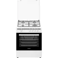 Oranier Gas-Standherd 60 cm mit Grillbrenner & Geschirrschublade weiß STG699