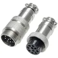 Pollin 453568 Rundsteckverbinder Stecker, Buchse Gesamtpolzahl: 10 1 Set