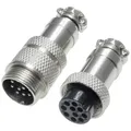 Pollin 453568 Rundsteckverbinder Stecker, Buchse Gesamtpolzahl: 10   1 Set