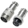 Pollin 453568 Rundsteckverbinder Stecker, Buchse Gesamtpolzahl: 10 1 Set