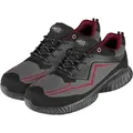 NEO TOOLS Leichte SB Sicherheitsschuhe mit Stahlkappe - Robuste, atmungsaktive Arbeits-Halbschuhe mit EVA-Sohle - Grau - 47