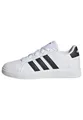 adidas Unisex Kinder Grand Court Lifestyle Tennis Lace-Up Shoes, Cloud White / Core Black / Core Black, 32 EU