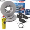 BOSCH Bremsscheibe Bremsbelagsatz Warnkontakt für BMW 1er F21 2 F23 3er F30 F31