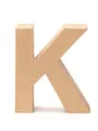 Glorex Deko-Buchstaben Glorex Papp-Buchstabe K 17,5 x 5,5 cm