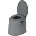 BO-Camp - Tragbare Toilette teilbar - Sitzhöhe 45 cm - 7 Liter - Grau