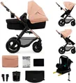 Kinderkraft Kombi-Kinderwagen MOOV 2 4in1 AIR, (Set), mit Luftreifen