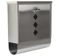 Burg Wächter Briefkasten Burg Wächter Briefkasten Square 6200 NI mit Zeitungsfach