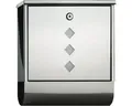 Burg Wächter Briefkasten Square 6200 Ni BxHxT 305/320/98 mm Edelstahl mit Zeitun