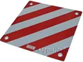Aluminium Reflex Warntafel Italien mit Zulassung 50x50cm für Fahrrad-Heckträger