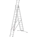 Hailo S98 Profilot, 3-teilige Alu-kombileiter Mit Lot-system, 3 X 12 Sprossen