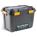 Kreher® Bunker Tough Aufbewahrungsbox 55L - extrem robuste IP67 Box aus recyceltem Kunststoff - Wasserdicht - ideal für Camping, Keller, Werkstatt