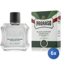 6x Proraso Erfrischender Aftershave Balsam Nach dem Rasieren 100 Ml
