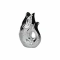 Gift Company Vase Monsieur Carafon S Dekovase Fisch-Form Steingut Silber 25.2 cm