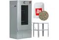 ITA Räucherofen Räucherofen 7002 - Premium Räucherschrank aus Edelstahl 3 Etagen 81 cm, 1-St., Smoker mit passendem Räuchertisch mit erweiterbarer Ablage