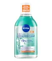 NIVEA Derma Skin Clear Mizellenwasser(400 ml), sanfte Gesichtsreinigung mit Niacinamid, Make-up Entferner für effektive Reinigung