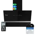 KKT KOLBE Dunstabzugshaube 60 cm | 782 cbm/h Umluft Abluft | Kopffrei | Wandhaube | Schwarz Glas | Smart WiFi App WLAN | RGBW-LED-Beleuchtung | EASY6005SM