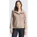 TOM TAILOR Sommerjacke Jacken Ultralight Short Parka aus wasserabweisendem Material grau XL (42)