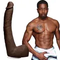 Doc Johnson Signature Cocks Isiah Maxwell UltraSkyn Dildo 26 cm - Brown