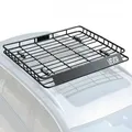 VEVOR Dachgepäckträgerkorb Autodachkorb (1095 x 1270 x 105 mm) universeller Dachgepäckträger aus rostfreiem legiertem Stahl mit 68 kg Max. Tragkra