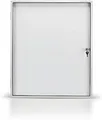 magnetoplan 1215000 Schaukasten SP, 4 x A4 für Innenbereich, weiß