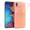 EAZY CASE Hülle kompatibel mit Samsung Galaxy A20e Schutzhülle Silikon, Ultra dünn, Slimcover, Handyhülle, Silikonhülle, Backcover, Durchsichtig, Klar Transparent