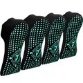 Yoga Socken Anti Rutsch Socken (4 Paare) für Damen Pilates Yoga Barre Tanz