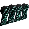 Yoga Socken Anti-Rutsch 4er Set Damen Herren Pilates Gymnastik Barre Tanz