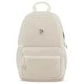 AUDETIC Schulrucksack Mädchen und Jungen Teenager Beige - Flex - Rucksack Damen & Herren mit 16 Zoll Laptop Fach für Schule & Freizeit - Wasserabweisend
