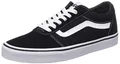 Vans Herren Ward Sneaker Ward Trainers, (SUEDE/CANVAS) BLACK/WHITE, 47 EU