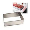 Lares Backrahmen extra hoch 7,5 cm verstellbar - Backrand Tortenring eckig