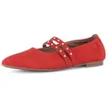 Gabor Eleganter Ballerina Ballerina rot 40,5 EU (7 UK)
