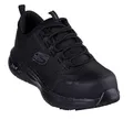 Skechers Damen Arch Fit Sr EbinalFire und Sicherheitsstiefel, Schwarzes Textil-Synthetik, 40 EU