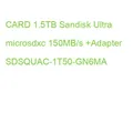 CARD 1.5TB Sandisk Ultra microsdxc 150MB/s +Adapter SDSQUAC-1T50-GN6MA