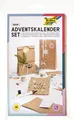 Folia Adventskalender-Set PAPIERTÜTEN NATUR, aus 24 lebensmittelechten Tüten,...