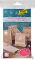 folia Adventskalender "Papiertüten natur" braun