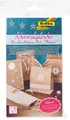 folia 9402 - Adventskalender-Set mit 24 lebensmittelechten Papiertüten naturfarb