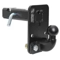 Einschub für Anhängerkupplung für US-Aufnahme 2“ US-Anhängerzugvorrichtung Aufnahme-Anhängerkupplung mit TÜV Adapter (auch für ALKO Stabilisierungseinheit geeignet)