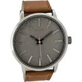 Oozoo Leder Herren Uhr C9025 Analog Quarzuhr Armband braun Timepieces D2UOC9025 - Braun