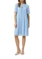 Comma Fließendes Plissee-Kleid aus Chiffon