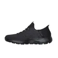Skechers Herren Summits Key Pace Turnschuhe, Black Mesh, 39 EU