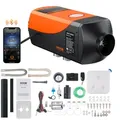 VEVOR Luft Dieselheizung Standheizung 12V 5-8KW, Luftheizung Air Diesel Diesel Standheizung Lufterhitzer, 0,16–0,62 L/Std. Dieselheizung mit LCD-Display & Fernbedienung & Bluetooth-APP