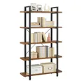 VASAGLE Bücherregal Standregal, mit 4/5 Ebenen, einfacher Aufbau