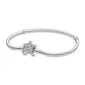 Pandora Armband Timeless "Sternverschluss" Silber, Zirkonia 599639C01 19 cm