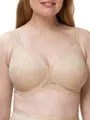 Triumph Damen Minimizer-BH Contouring Sensation W01, mit Bügel, ohne Polsterung, Verstellbare Träger, 70G, Nude Beige